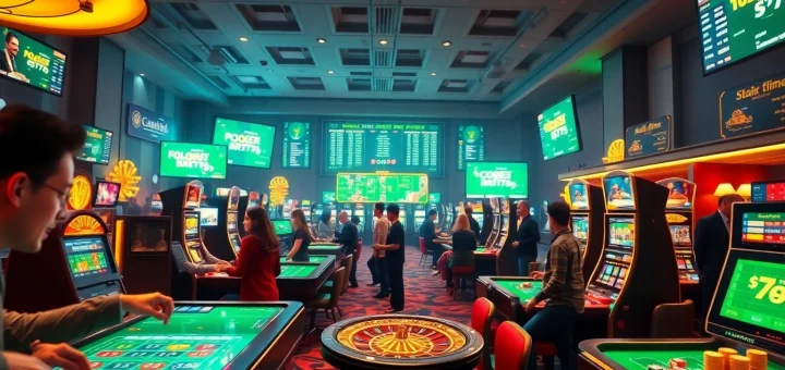 Dynamic gaming scene at stimmgewitter.org showcasing exciting online gambling activities.