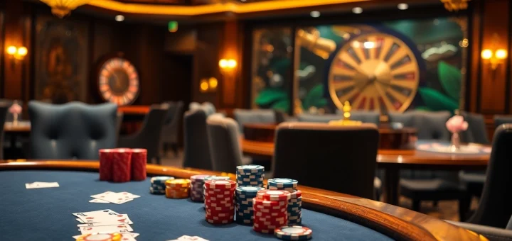 Players at a poker table enjoy their time at https://www.jun88.org/ while experiencing high-stakes excitement.