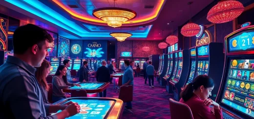 Exciting online gaming scene featuring players at dittytalk.com enjoying a virtual casino atmosphere.