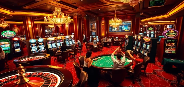 Experience thrilling gameplay at https://s666hn.com/ with an elegant casino atmosphere and vibrant gaming activities.
